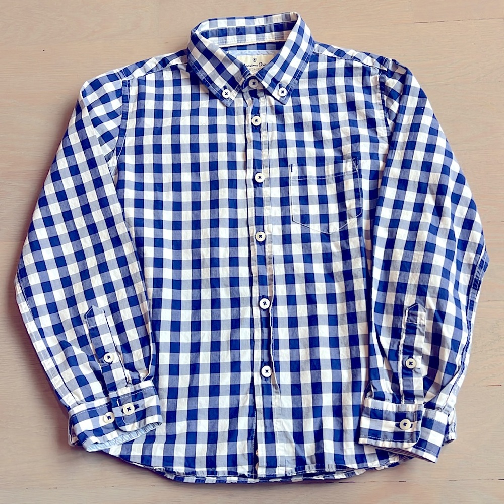 Massimo Dutti kids check shirt